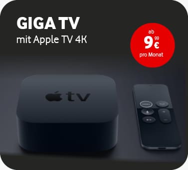 GIGA TV Net mit Apple TV