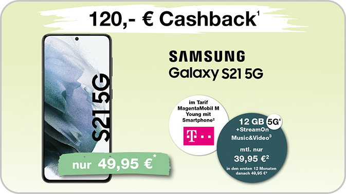 Samsung Galaxy S21 5G: Videos und Fotos in bester Auflösung und im besten Netz