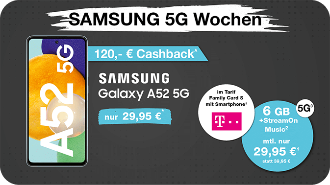 Samsung Galaxy A52 5G: Die neue Galaxy A-Serie.
