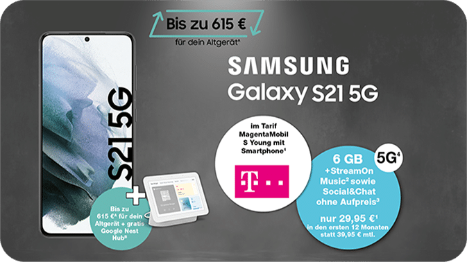 Samsung Galaxy S21 5G: Nutze die Gelegenheit und hol dir das Flagship-Smartphone