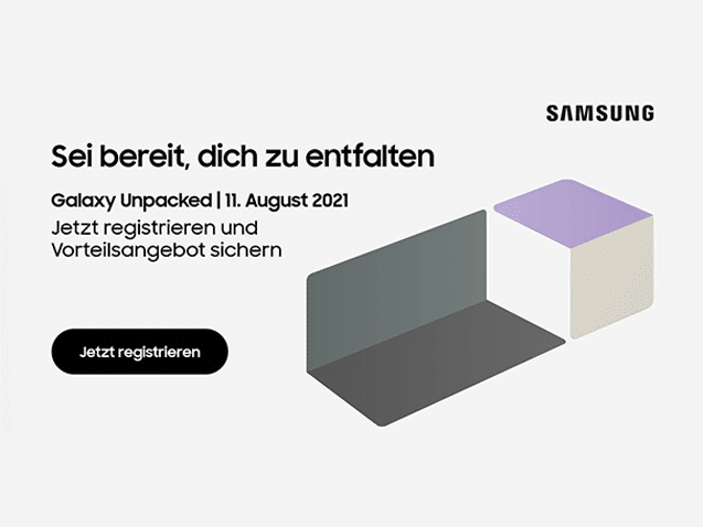Sei bereit, dich zu entfalten – Galaxy Unpacked – 11. August 2021