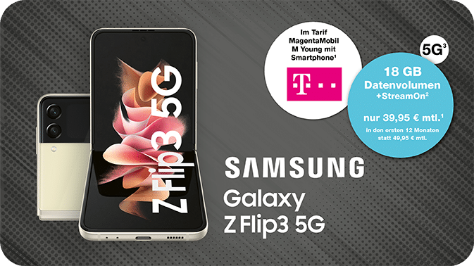 Samsung Galaxy Z Flip3 5G: Entfalte dich und deine Möglichkeiten.