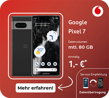Google Pixel 7 im VF Smart M für 49,99 Euro