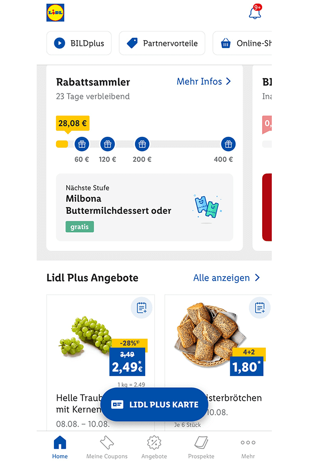 Lidl Plus App